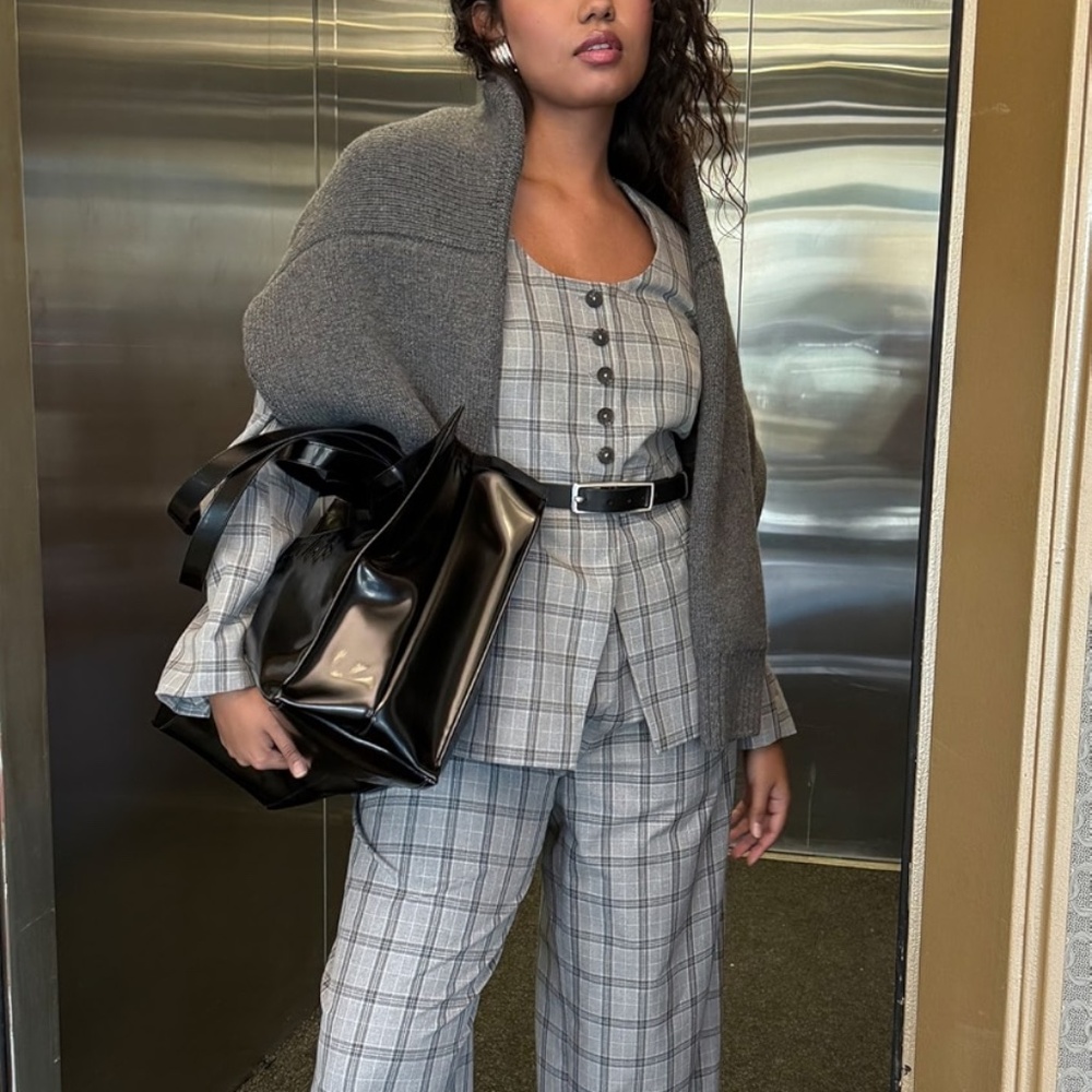 $180 Rachel Zoe Suit Blazer Windowpanes Business Casual Women’ Size S